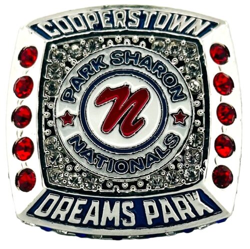 Custom Team Rings of Park Sharon Nationals - Cooperstown Baseball Diamond Championship Ring