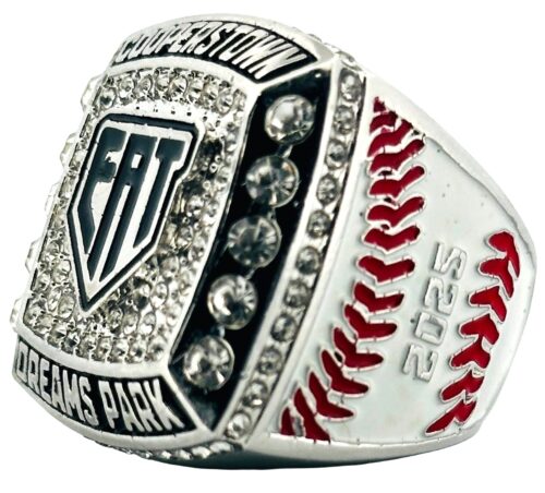 Past Custom Team Rings - EAT Baseball - Right Side of Cooperstown Baseball Diamond Championship Ring