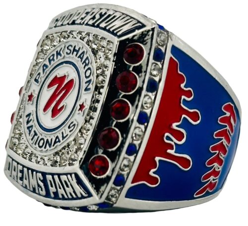 Past Custom Team Rings - Park Sharon Nationals - Right of Cooperstown Diamond Championship Ring