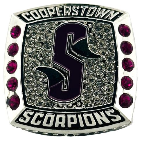 Past Custom Team Rings - Scorpions - a Cooperstown Baseball Diamond Championship Ring