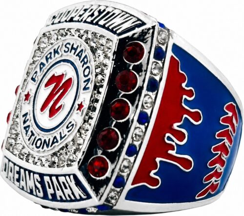 Past Custom Team Rings - Park Sharon Nationals - Right of Cooperstown Diamond Championship Ring