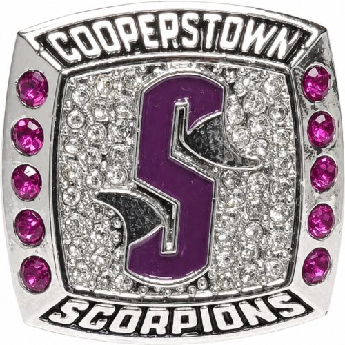 Past Custom Team Rings - Scorpions - a Cooperstown Baseball Diamond Championship Ring